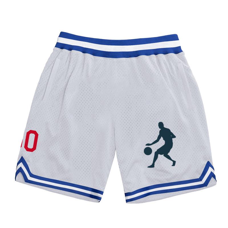 Basketball Player Ball Player Shorts Bald Silhouette Classic Basketball Shorts 