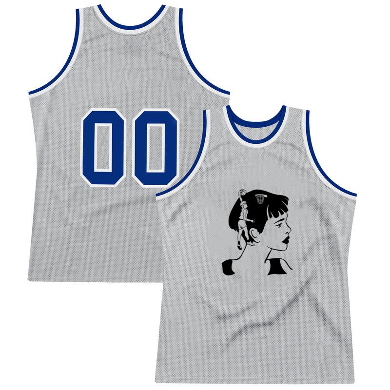 Basketball Player Woman Filled Stroke Classic Basketball Jersey 