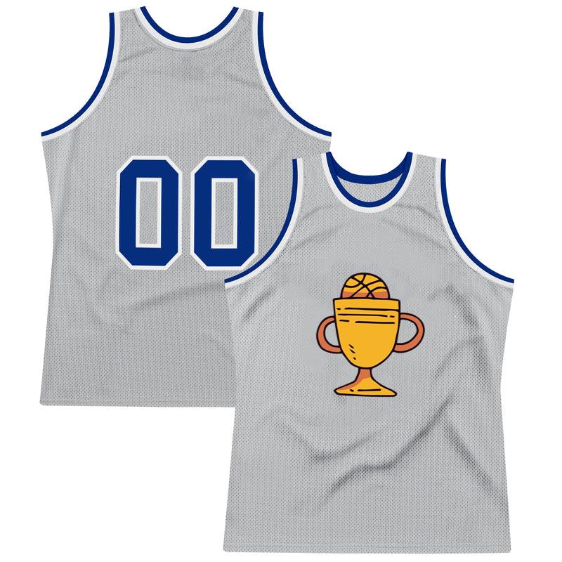 Basketball Trophy Cup Cartoon Classic Basketball Jersey 