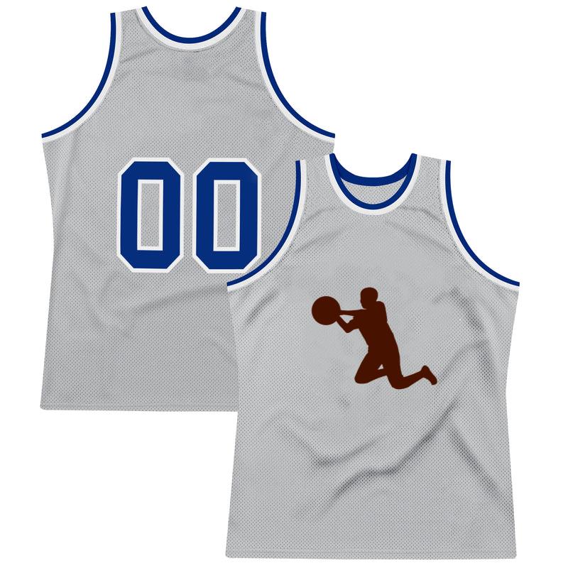 Child Playing Basketball Jumping Silhouette Classic Basketball Jersey 