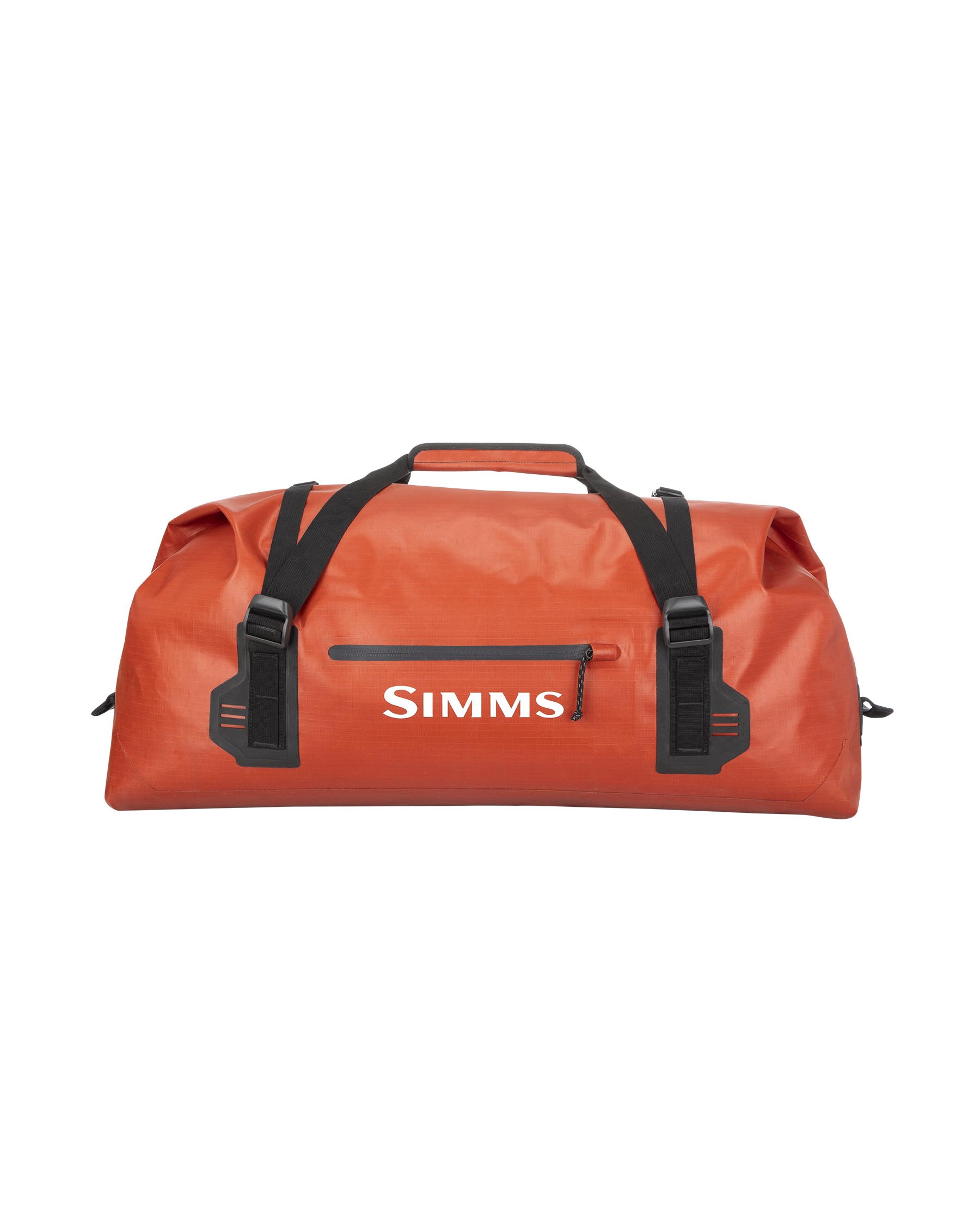 Waterproof Simms Orange Duffel Bag - 155L Capacity