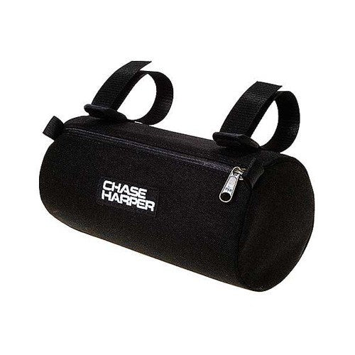 Compact Black Barrel Bag 5"×9.5"×5"