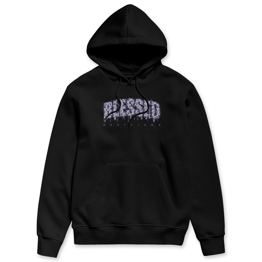 Dunk Low Plum Purple Red NastyJamz Hoodie Match Blessed Text