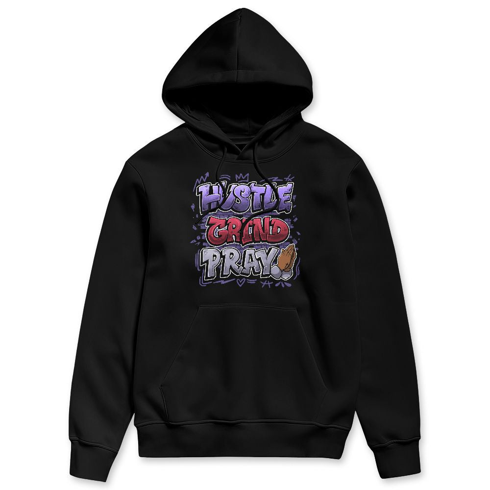 Dunk Low Plum Purple Red NastyJamz Hoodie Match Hustle Grind Pray