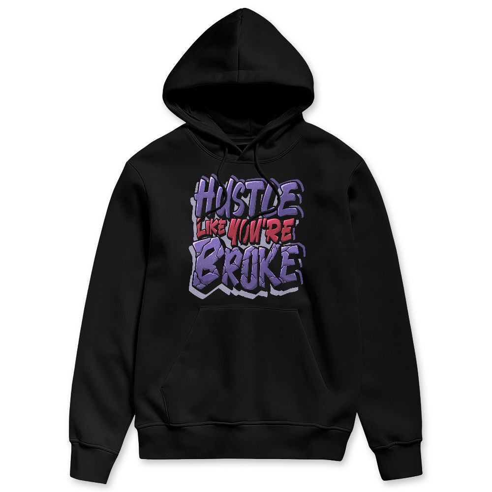 Dunk Low Plum Purple Red NastyJamz Hoodie Match Hustle Like Broke