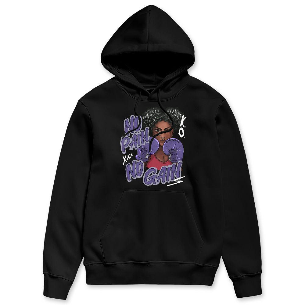 Dunk Low Plum Purple Red NastyJamz Hoodie Match PainGain Boxing Custom