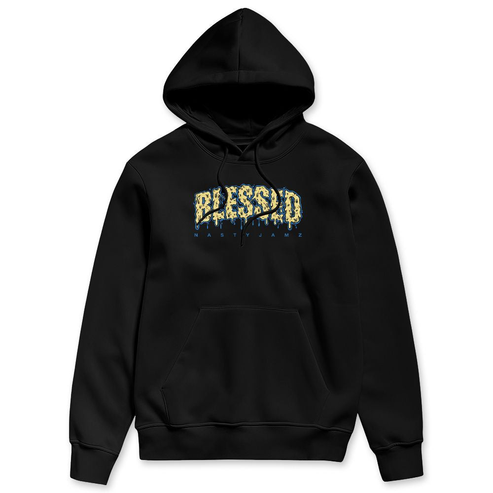 NBL 9060 Blue Oasis Real Pink NastyJamz Hoodie Match Blessed Text