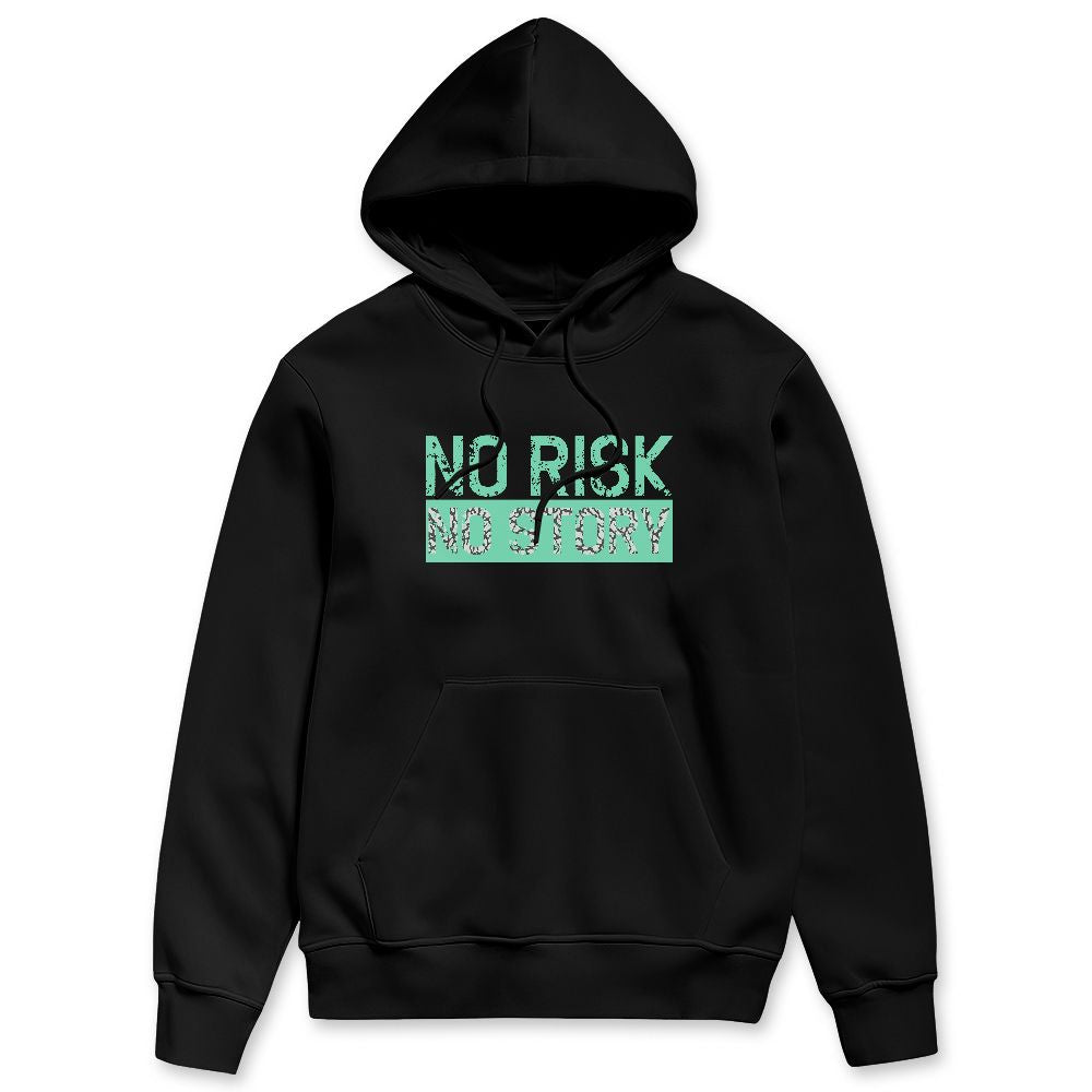 Green Glow 3s NastyJamz Hoodie Match No Risk No Story