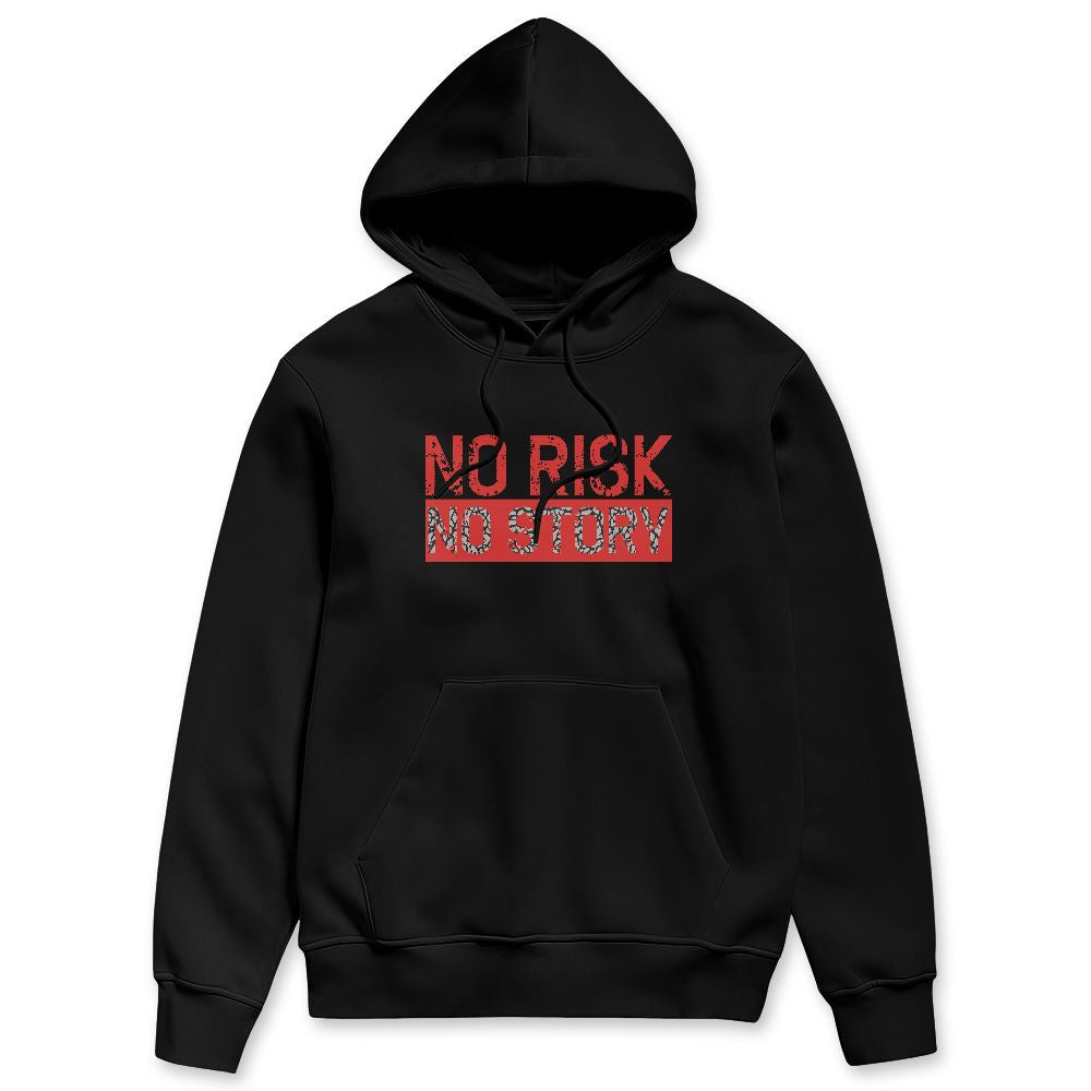 Black Cement 3s NastyJamz Hoodie Match No Risk No Story