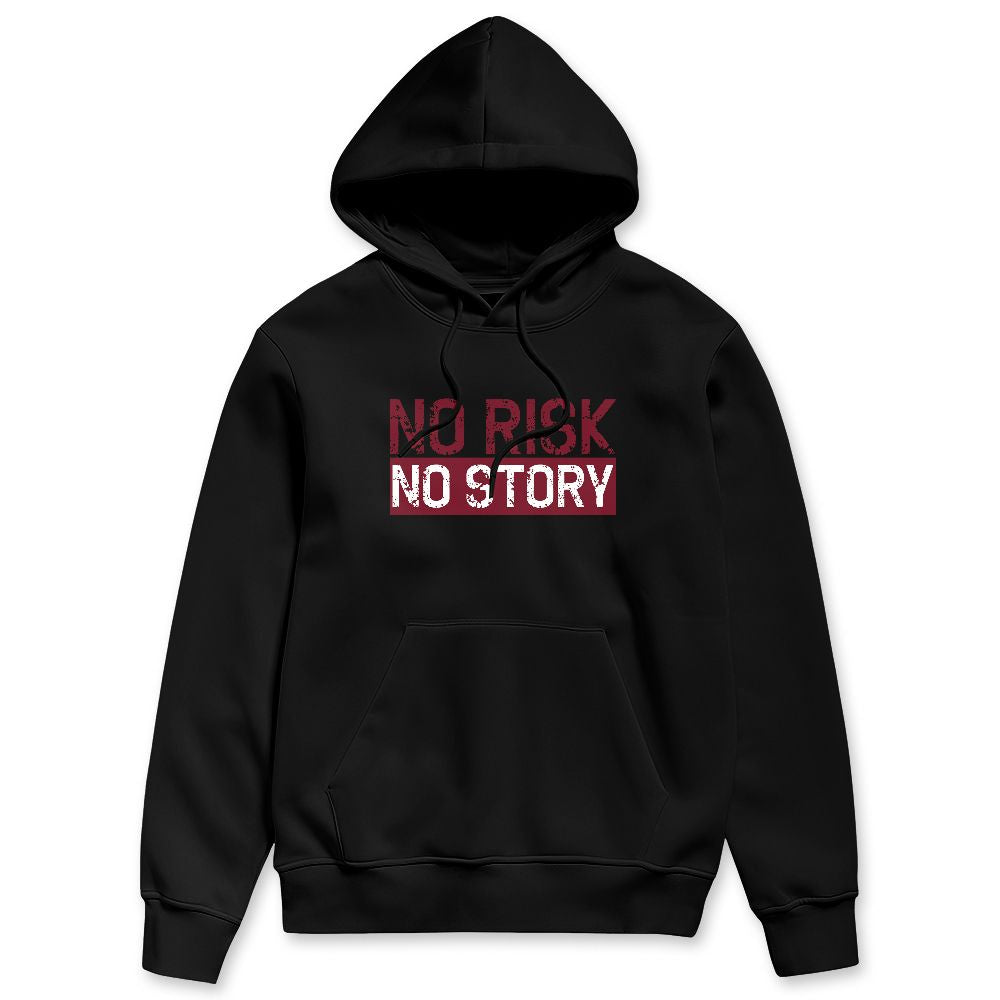 White Team Red 1s NastyJamz Hoodie Match No Risk No Story