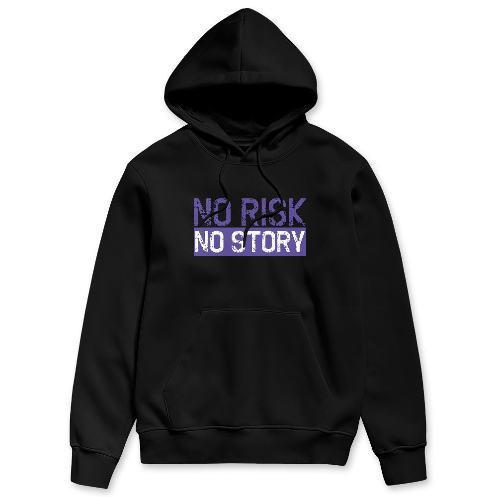 Psychic Purple 1s NastyJamz Hoodie Match No Risk No Story