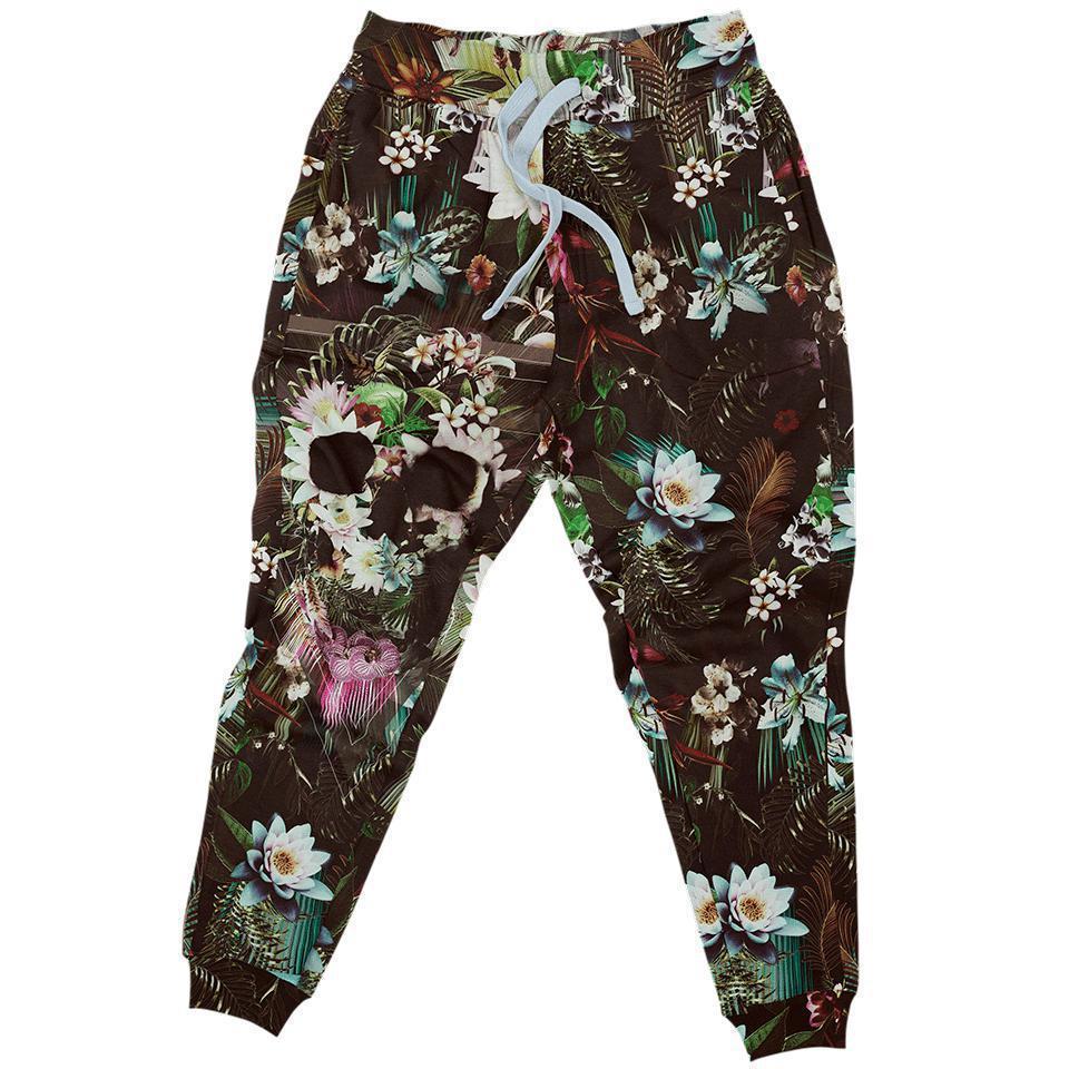 Sammy Corner - Flower Skull Joggers