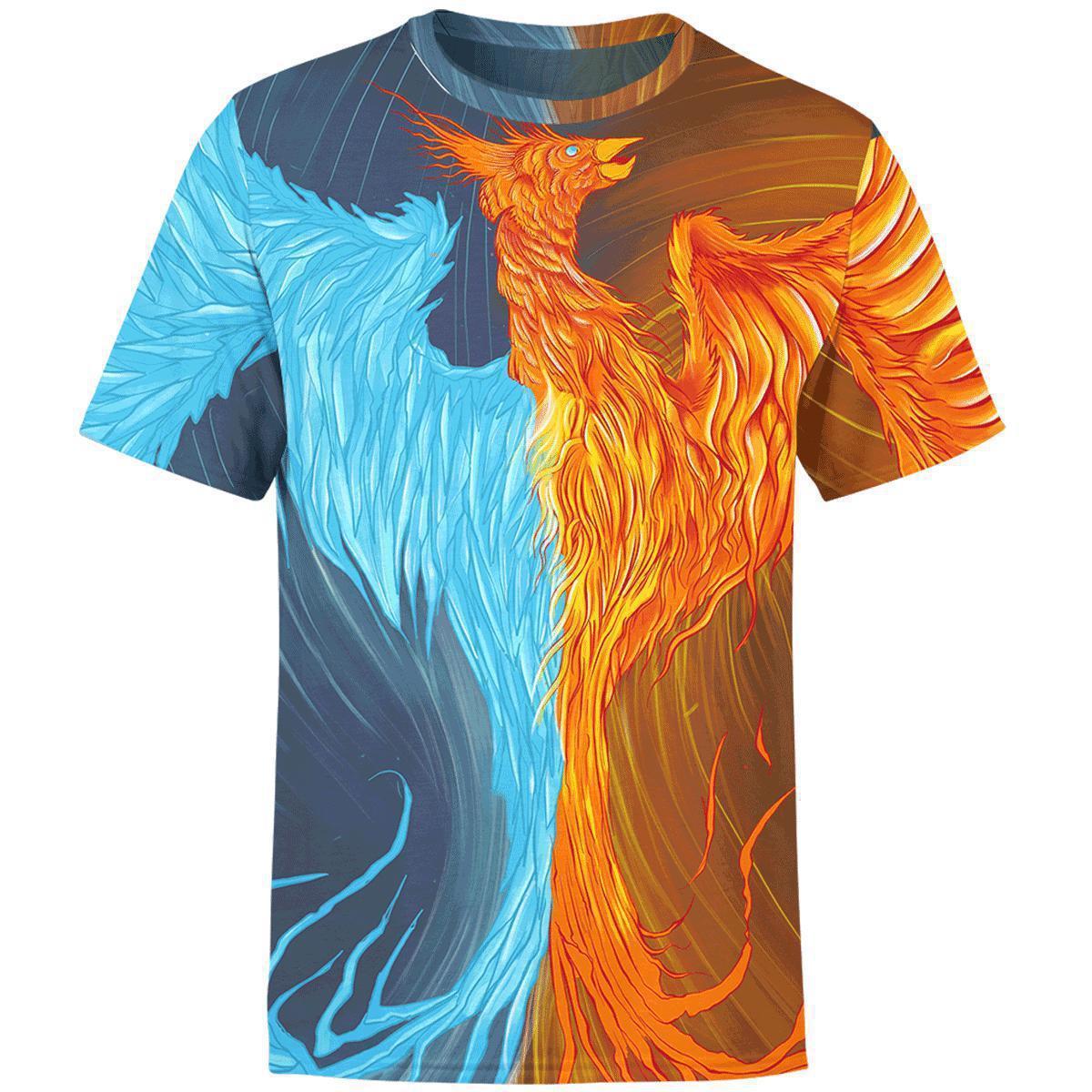 SammyCorner - Fire & Ice Phoenix Unisex T-Shirt