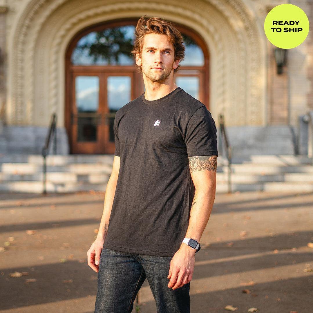 SammyCorner - Lunafide Solids - Black T-Shirt