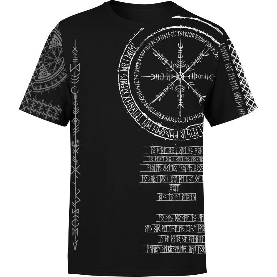 SammyCorner - Viking Runes T-Shirt - Black Edition