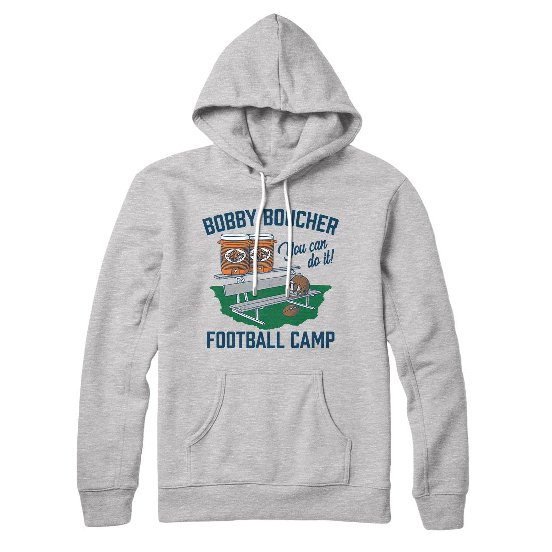 Bobby Boucher Football Camp Unisex Pullover Hoodie - Cotton Polyester Loose Fit