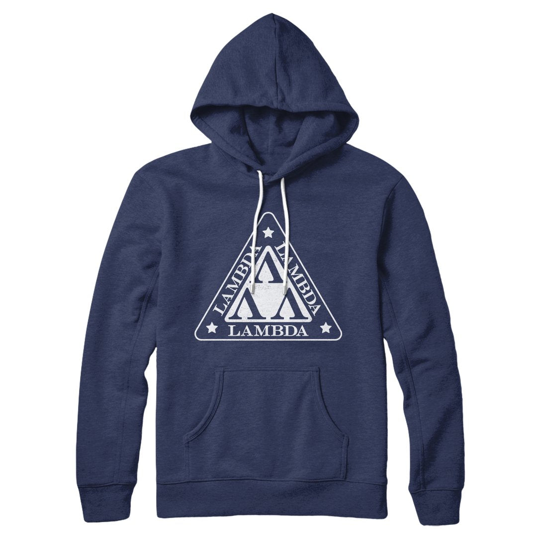 Lambda Lambda Lambda Unisex Hoodie - Cotton Polyester Pullover with Hood and Kangaroo Pocket