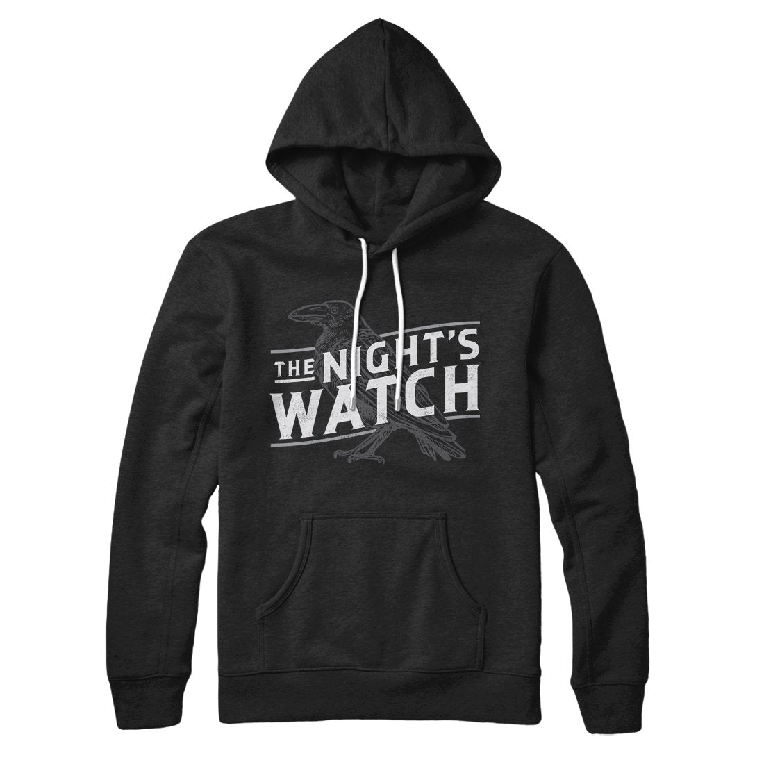 Night's Watch Unisex Cotton Polyester Hoodie - Pullover with Hood and Kangaroo Pocket