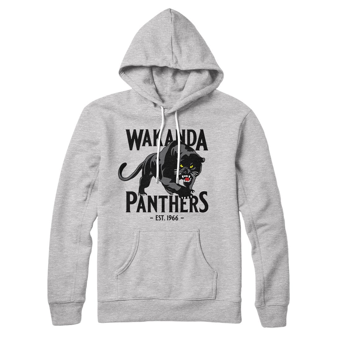 Wakanda Panthers Unisex Pullover Hoodie - Cotton Polyester Loose Fit